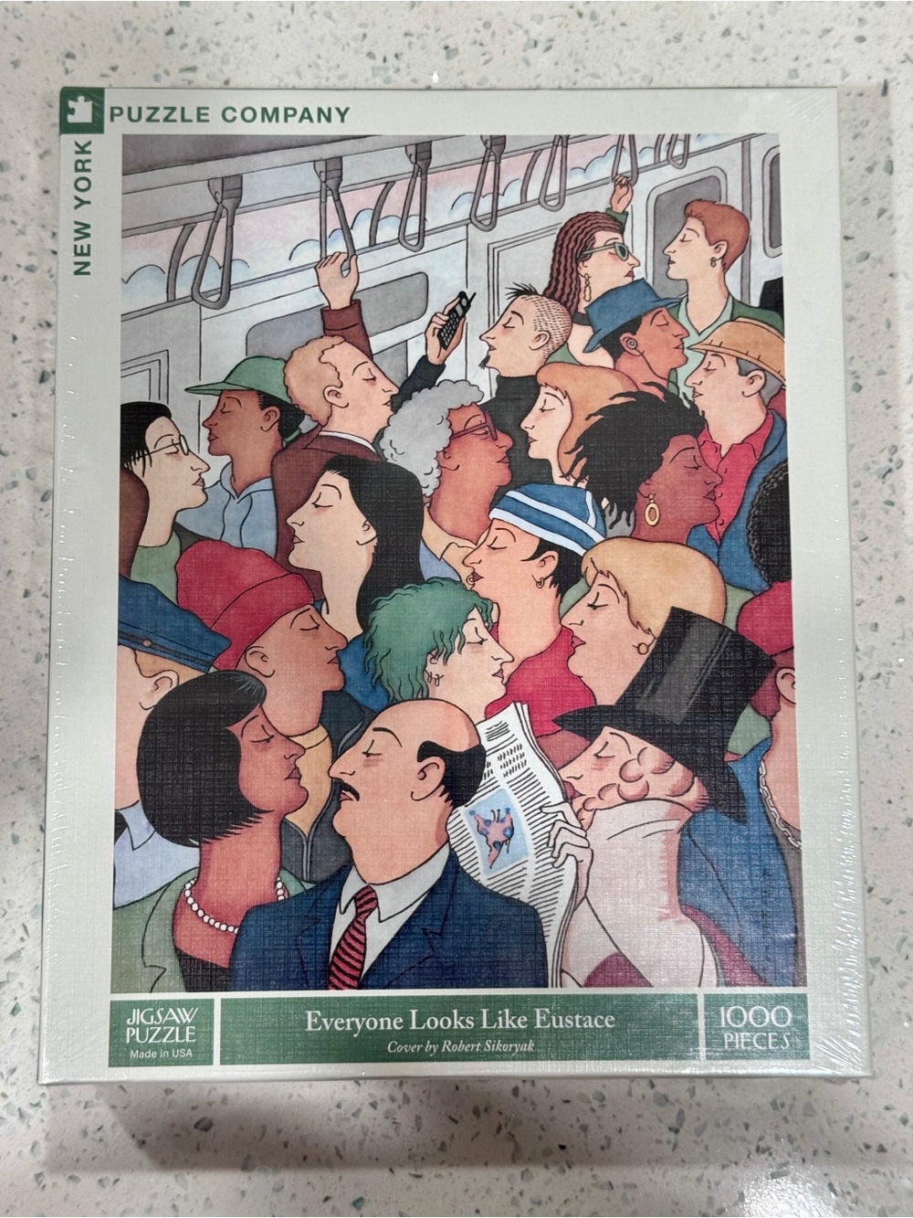 🧩New York Puzzle Company Everyone Looks Like Eustace - 1000 Piece Puzzle
